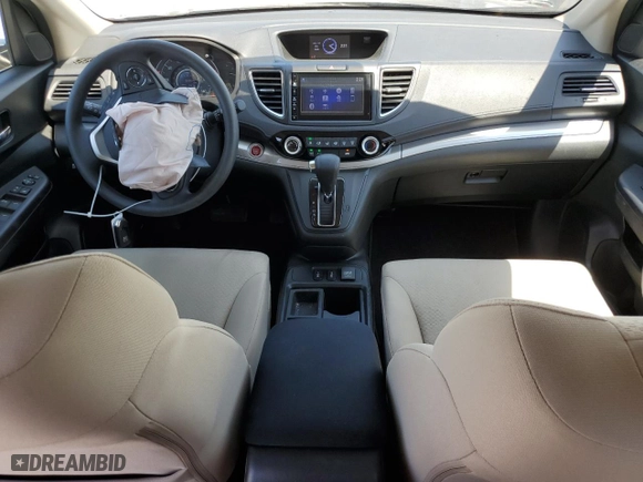 2015 Honda CR-V EX with VIN 3CZRM3H58FG706855, listed as a Copart auction lot 52007105 with 28,544 mi miles and Salvage Title. Bid and sale history available at carsss.com. Image 8.