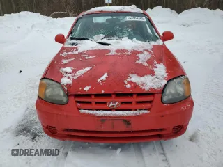2005 Hyundai Accent GLS with VIN KMHCG35C85U323172, listed as a Copart auction lot 43564385 with 192,684 mi miles and Clean Title. Bid and sale history available at carsss.com. Image 5.