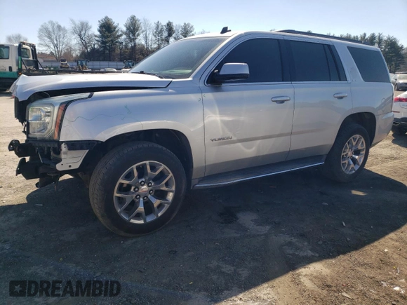 2015 GMC Yukon SLE with VIN 1GKS2AKC2FR200015, listed as a Copart auction lot 45371345 with 66,525 mi miles and Salvage Title. Bid and sale history available at carsss.com. Image 1.