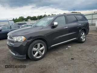 2012 Dodge Durango Citadel z VIN 1C4SDJET1CC275837, wystawiony jako Copart lot #57888125 z przebiegiem 143 604 mil mil oraz Szkoda całkowita • Salvage title. Historia ofert i sprzedaży dostępna na DreamBid. Obrazek 1.