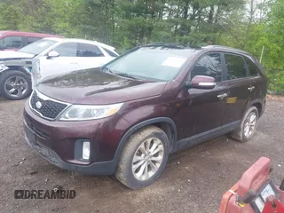 2015 Kia Sorento EX with VIN 5XYKU4A73FG564177, listed as a IAAI auction lot 42214479 with 133,093 mi miles and . Bid and sale history available at carsss.com. Image 2.