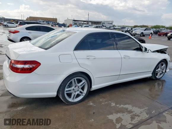 2013 Mercedes-Benz E 350 Luxury with VIN WDDHF5KB3DA705006, listed as a Copart auction lot 50730045 with 128,540 mi miles and Salvage title. Bid and sale history available at DreamBid. Image 3.