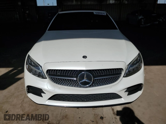 2022 Mercedes-Benz C 300 with VIN W1KWK8DB7NG115018, listed as a Copart auction lot 52892615 with 37,226 mi miles and Salvage title. Bid and sale history available at DreamBid. Image 5.
