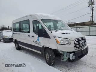 2019 Ford Transit Passenger XL with VIN 1FBAX2CM2KKA93397, listed as a Copart auction lot 88697525 with 221,573 mi miles and Salvage Title. Bid and sale history available at carsss.com. Image 4.