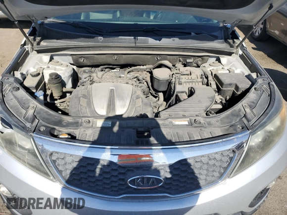 2013 Kia Sorento EX with VIN 5XYKUDA28DG326049, listed as a Copart auction lot 44078335 with 127,965 mi miles and Salvage Title. Bid and sale history available at carsss.com. Image 12.