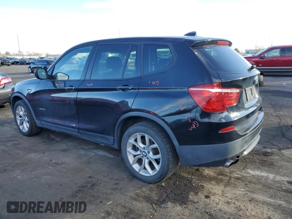 2013 BMW X3 xDrive35i with VIN 5UXWX7C53DL977769, listed as a Copart auction lot 84625774 with 128,981 mi miles and Salvage Title. Bid and sale history available at DreamBid. Image 2.