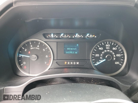2020 Ford F-150 XL with VIN 1FTEW1E43LKD42136, listed as a Copart auction lot 59444145 with 142,294 mi miles and Salvage title. Bid and sale history available at DreamBid. Image 9.