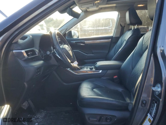 2022 Toyota Highlander Platinum with VIN 5TDFZRBH6NS177826, listed as a Copart auction lot 41782275 with 52,041 mi miles and Salvage Title. Bid and sale history available at carsss.com. Image 7.