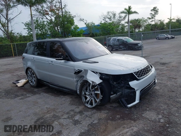 2018 Land Rover Range Rover Sport HSE with VIN SALWR2RV3JA699901, listed as a IAAI auction lot 42382853 with 88,580 mi miles and . Bid and sale history available at DreamBid. Image 1.