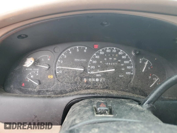 1999 Mercury Mountaineer with VIN 4M2DU55P5XUJ16364, listed as a Copart auction lot 57493435 with 166,256 mi miles and Clean title. Bid and sale history available at DreamBid. Image 9.