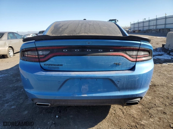 2018 Dodge Charger SXT with VIN 2C3CDXBG7JH290565, listed as a Copart auction lot 83658064 with 0 mi miles and Salvage Title. Bid and sale history available at carsss.com. Image 6.