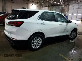2023 Chevrolet Equinox LT with VIN 3GNAXKEG5PS193922, listed as a Copart auction lot 52757245 with 48,100 mi miles and Salvage Title. Bid and sale history available at DreamBid. Image 3.