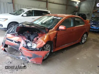 2011 Mitsubishi Lancer GTS with VIN JA32U8FW4BU038624, listed as a Copart auction lot 61252595 with Not provided miles and Salvage title. Bid and sale history available at DreamBid. Image 1.