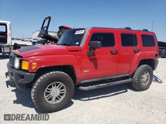 2007 Hummer H3 SUV with VIN 5GTDN13E478133672, listed as a Copart auction lot 50881434 with 137,674 mi miles and Clean Title. Bid and sale history available at carsss.com. Image 1.
