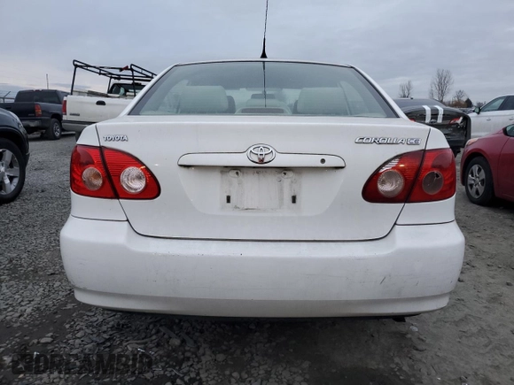 2006 Toyota Corolla CE with VIN JTDBR32E160061746, listed as a Copart auction lot 43189715 with 137,140 mi miles and Salvage Title. Bid and sale history available at DreamBid. Image 6.