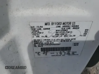 2005 Ford F-150 XL с VIN 1FTRF12W25NA63267, выставлен на аукционе Copart как лот 55049575 с пробегом 252 586 миль миль и Чистый • Clean title. История ставок и продаж доступна на DreamBid. Изображение 12.