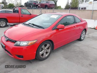 2007 Honda Civic Cpe EX with VIN 2HGFG12897H516122, listed as a IAAI auction lot 42078261 with 169,544 mi miles. Bid and sale history available at carsss.com. Image 2.