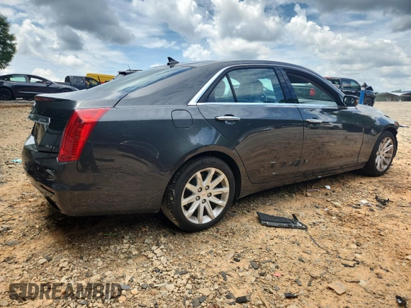 2014 Cadillac CTS RWD with VIN 1G6AP5SX7E0154156, listed as a Copart auction lot 62586325 with 83,818 mi miles and Salvage title. Bid and sale history available at DreamBid. Image 3.