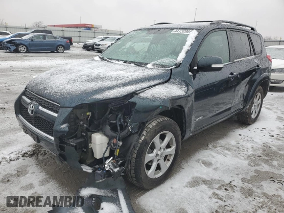 2011 Toyota RAV4 Ltd with VIN 2T3YF4DV9BW091847, listed as a Copart auction lot 44732995 with 110,735 mi miles and Salvage Title. Bid and sale history available at carsss.com. Image 1.