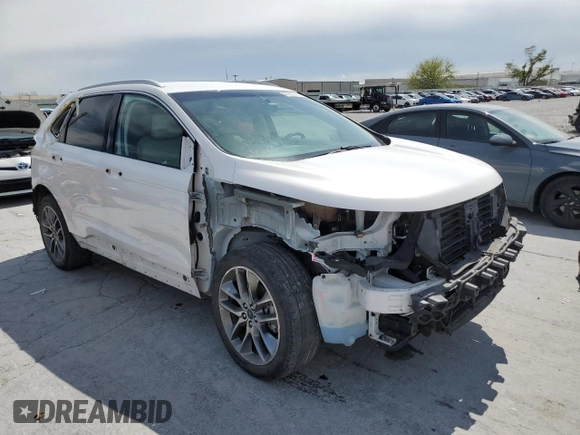 2016 Ford Edge Titanium with VIN 2FMPK3K97GBC51916, listed as a Copart auction lot 47850934 with 94,035 mi miles and Salvage Title. Bid and sale history available at carsss.com. Image 4.