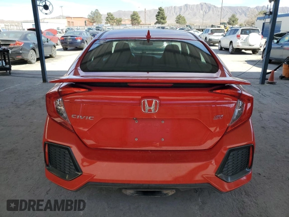 2017 Honda Civic Sedan Si with VIN 2HGFC1E57HH700201, listed as a Copart auction lot 46537475 with 143,181 mi miles and Salvage Title. Bid and sale history available at carsss.com. Image 6.