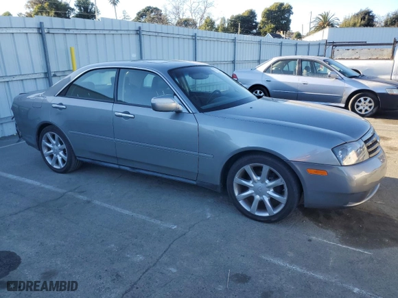 2003 Infiniti M45 with VIN JNKAY41E93M000668, listed as a Copart auction lot 42147365 with NaN miles and Salvage Title. Bid and sale history available at carsss.com. Image 4.