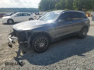 2021 Mercedes-Benz GLC 300 with VIN W1N0G8DBXMF874826, listed as a Copart auction lot 62655215 with 66,454 mi miles and Salvage title. Bid and sale history available at DreamBid. Image 3.