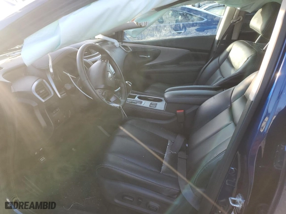 2022 Nissan Murano SV with VIN 5N1AZ2BSXNC124038, listed as a Copart auction lot 85097724 with 49,412 mi miles and Salvage Title. Bid and sale history available at carsss.com. Image 7.