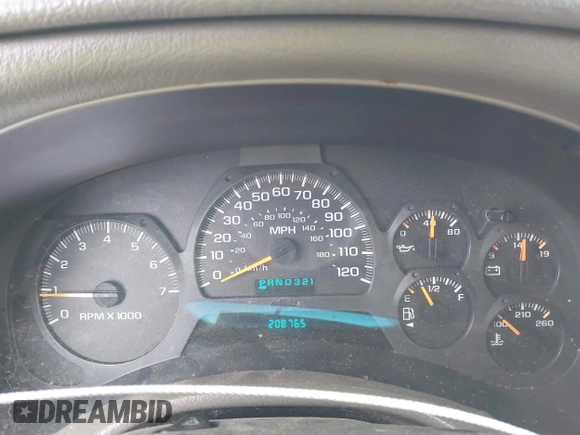 2002 Chevrolet TrailBlazer LS with VIN 1GNDS13S322303772, listed as a IAAI auction lot 42143005 with 208,765 mi miles and . Bid and sale history available at DreamBid. Image 7.