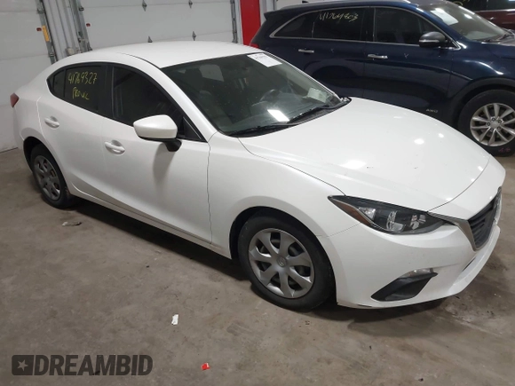 2016 Mazda Mazda3 i Sport with VIN JM1BM1T70G1326073, listed as a IAAI auction lot 41769327 with 97,554 mi miles. Bid and sale history available at carsss.com. Image 1.