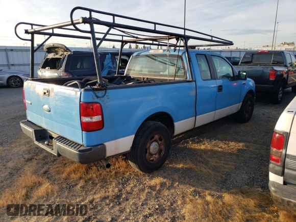 2007 Ford F-150 XLT with VIN 1FTPX12577KB38819, listed as a Copart auction lot 74726934 with 313,485 mi miles and Salvage Title. Bid and sale history available at carsss.com. Image 3.