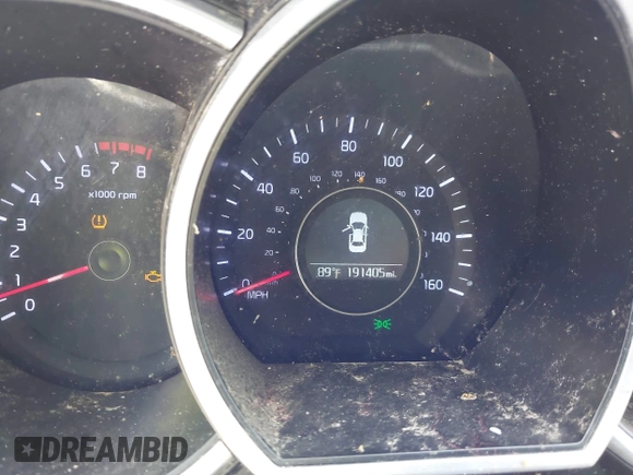 2015 Kia Optima LX with VIN KNAGM4A76F5620706, listed as a IAAI auction lot 42534268 with 191,405 mi miles and . Bid and sale history available at DreamBid. Image 7.