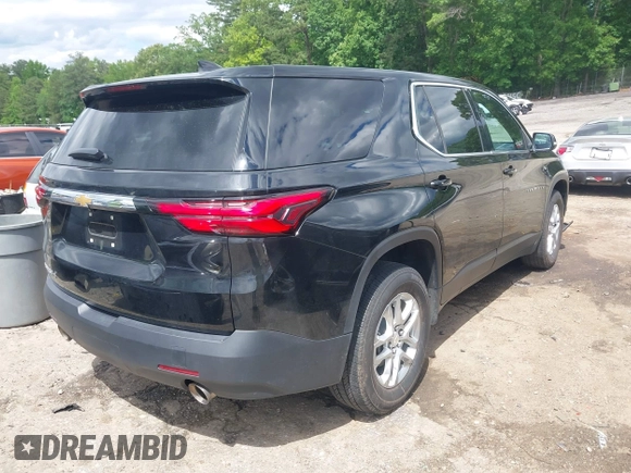 2023 Chevrolet Traverse LS z VIN 1GNERFKW9PJ319344, wystawiony jako IAAI lot #42181237 z przebiegiem 33 760 mil mil oraz . Historia ofert i sprzedaży dostępna na DreamBid. Obrazek 4.