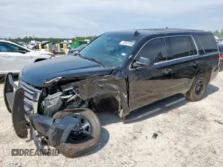 2020 Chevrolet Tahoe Commercial z VIN 1GNLCDEC0LR242390, wystawiony jako Copart lot #58621695 z przebiegiem Nie podano mil oraz Szkoda całkowita • Salvage title. Historia ofert i sprzedaży dostępna na DreamBid. Obrazek 1.