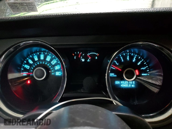 2014 Ford Mustang V6 with VIN 1ZVBP8EM2E5220214, listed as a Copart auction lot 51062465 with 45,405 mi miles and Salvage Title. Bid and sale history available at carsss.com. Image 9.