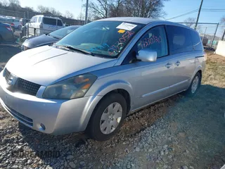 2004 Nissan Quest S with VIN 5N1BV28U14N332319, listed as a IAAI auction lot 41358023 with 1 mi miles. Bid and sale history available at carsss.com. Image 2.