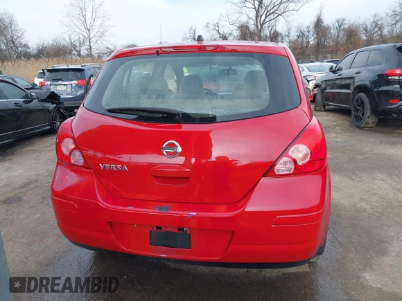 2007 Nissan Versa 1.8 S with VIN 3N1BC13E37L385700, listed as a IAAI auction lot 41607973 with 180,407 mi miles. Bid and sale history available at carsss.com. Image 16.