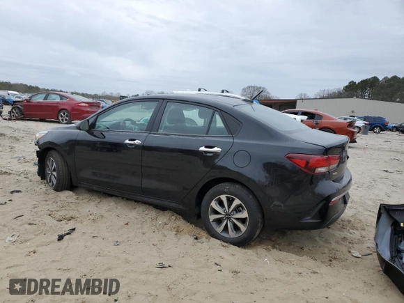 2022 Kia Rio S with VIN 3KPA24AD9NE505086, listed as a Copart auction lot 47869415 with 24,215 mi miles and Salvage Title. Bid and sale history available at carsss.com. Image 2.