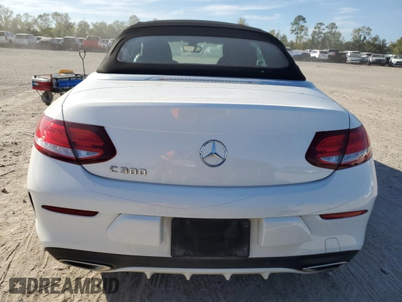 2017 Mercedes-Benz C 300 with VIN WDDWK4JB3HF541876, listed as a Copart auction lot 81630864 with 61,473 mi miles and Clean Title. Bid and sale history available at DreamBid. Image 6.