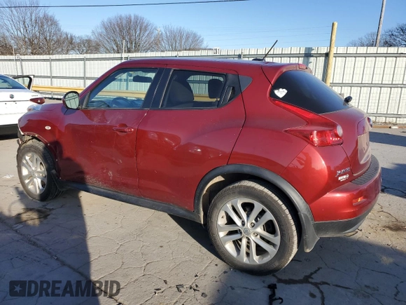 2014 Nissan Juke Nismo with VIN JN8AF5MR9ET357986, listed as a Copart auction lot 87523265 with Not Provided miles and Salvage Title. Bid and sale history available at DreamBid. Image 2.