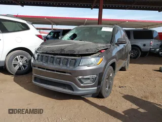 2021 Jeep Compass Altitude with VIN 3C4NJCBB9MT560370, listed as a IAAI auction lot 41583996 with 75,955 mi miles and . Bid and sale history available at DreamBid. Image 17.