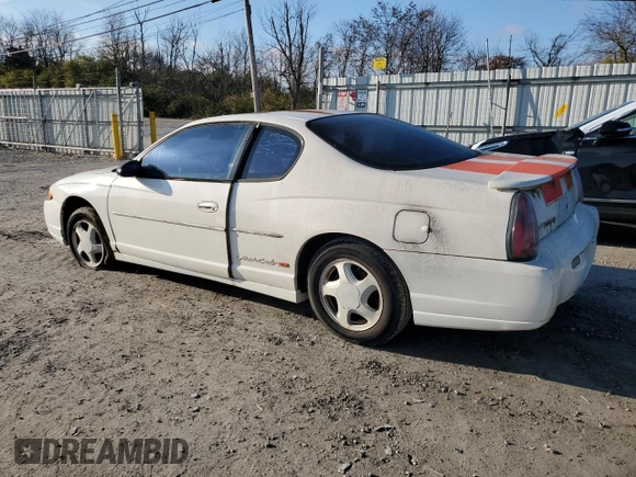 2001 Chevrolet Monte Carlo SS with VIN 2G1WX15K419260424, listed as a Copart auction lot 82469754 with 0 mi miles and Non Repairable. Bid and sale history available at carsss.com. Image 2.