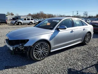 2017 Audi A6 Prestige with VIN WAUH2AFC8HN117955, listed as a Copart auction lot 79177574 with 45,527 mi miles and Salvage Title. Bid and sale history available at carsss.com. Image 1.