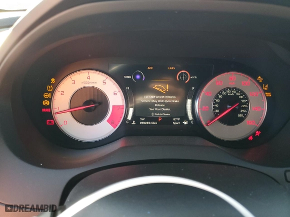 2021 Acura RDX w/A-Spec Package with VIN 5J8TC1H60ML011816, listed as a Copart auction lot 75062894 with 90,235 mi miles and Salvage Title. Bid and sale history available at carsss.com. Image 9.