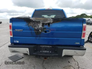2010 Ford F-150 XL with VIN 1FTFW1EV8AFA11457, listed as a Copart auction lot 60961435 with 159,767 mi miles and Salvage title. Bid and sale history available at DreamBid. Image 6.