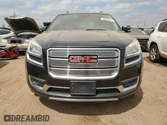 2014 GMC Acadia Denali z VIN 1GKKVTKD9EJ329457, wystawiony jako Copart lot #56824235 z przebiegiem 135 475 mil mil oraz Szkoda całkowita • Salvage title. Historia ofert i sprzedaży dostępna na DreamBid. Obrazek 5.