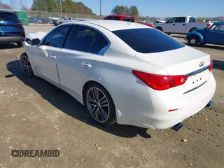 2016 Infiniti Q50 3.0t Premium with VIN JN1EV7AP6GM303835, listed as a IAAI auction lot 41587532 with 90,200 mi miles. Bid and sale history available at carsss.com. Image 3.