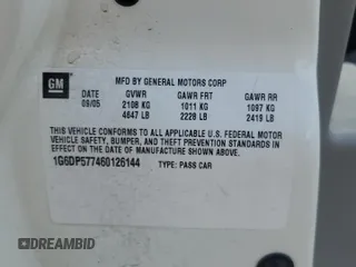 2006 Cadillac CTS with VIN 1G6DP577460126144, listed as a Copart auction lot 73348774 with 104,916 mi miles and Salvage Title. Bid and sale history available at carsss.com. Image 14.