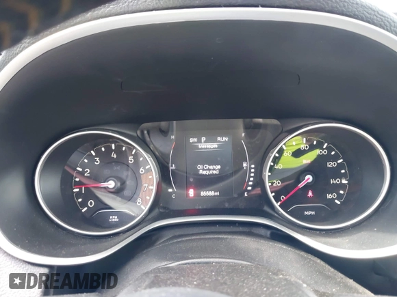 2020 Jeep Compass Latitude with VIN 3C4NJCBB2LT205894, listed as a IAAI auction lot 42284889 with 85,588 mi miles and . Bid and sale history available at DreamBid. Image 7.