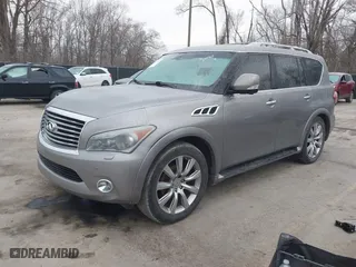 2012 Infiniti QX56 7-passenger with VIN JN8AZ2NE7C9015450, listed as a IAAI auction lot 41481289 with 212420 miles. Bid and sale history available at carsss.com. Image 17.